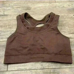Fresought brown sports bra size large
